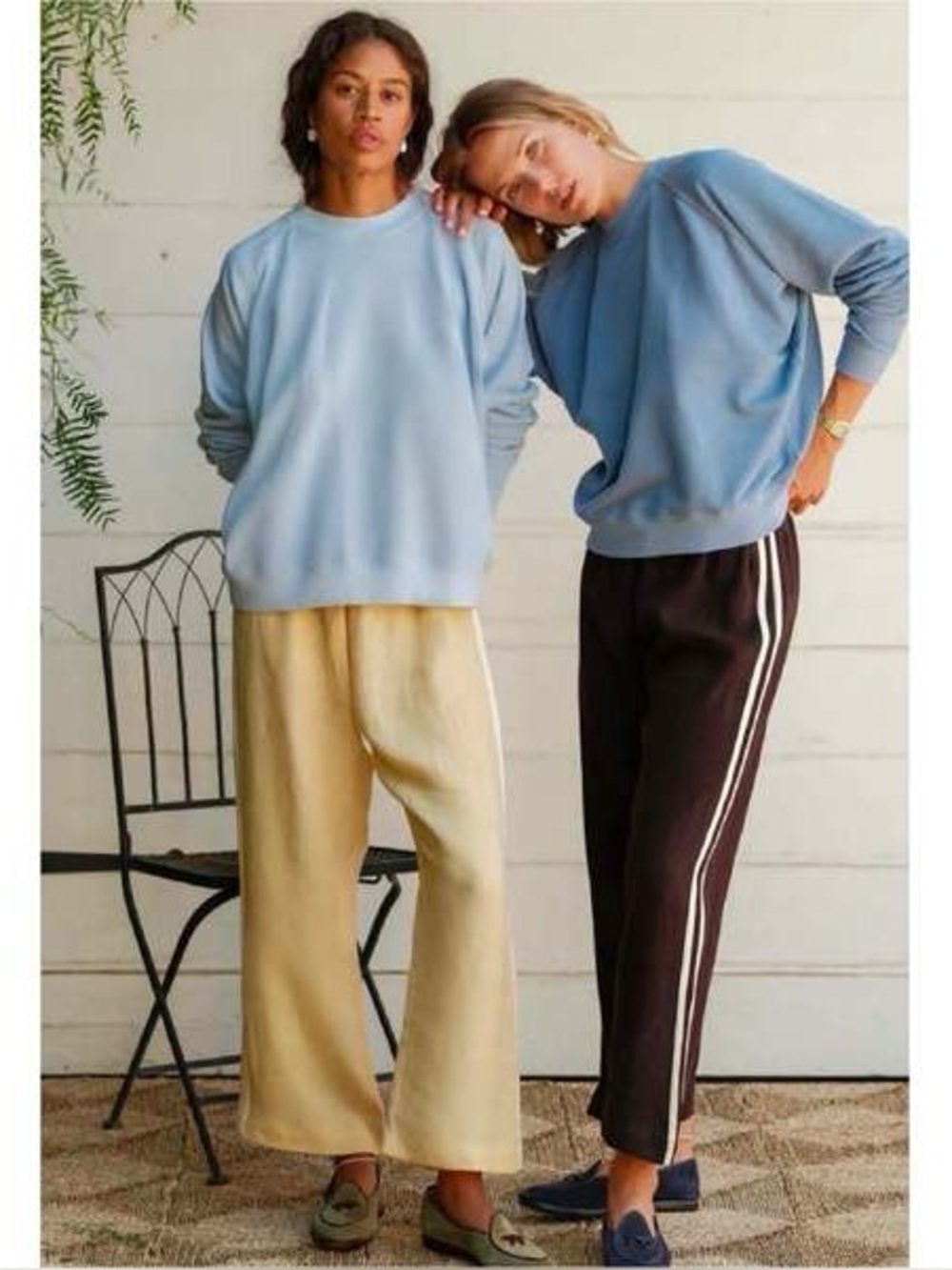 Donni Linen Crop Stripe Pants - Butter